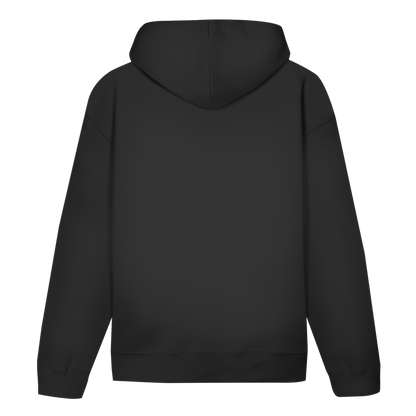 Make Empathy Viral Hoodie in Schwarz – Rückansicht