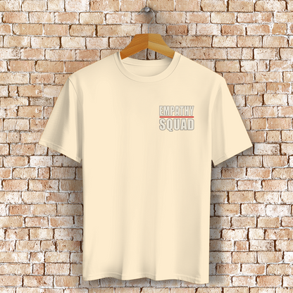 Make Being Friendly Normal Again T-Shirt in Naturweiß – Vorderansicht
